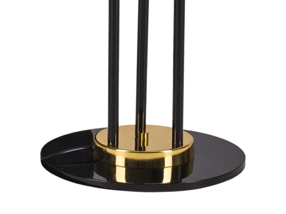 Lampa stojąca GOLDEN PIPE-3 czarno złota 180 cm Step Into Design