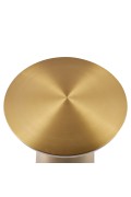 Stolik kawowy TOTEM złoty mosiądz 60 cm Step Into Design