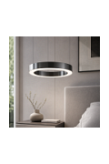 Lampa wisząca CIRCLE 40 LED tytanowa 40 cm - Step Into Design