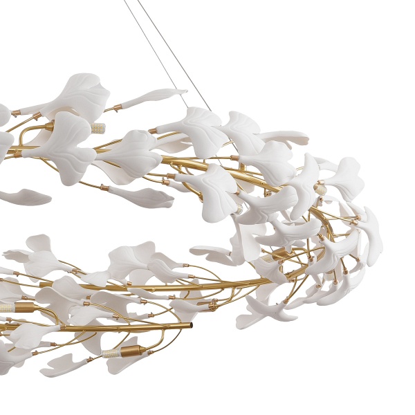 Lampa wisząca BOTANIKA złoto biała 150 cm Step Into Design