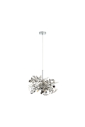 Lampa wisząca MONETTI 40 cm - chrom, dekoracyjna - Step Into Design
