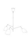 Lampa wisząca RAGNO czarna 150 cm Step Into Design