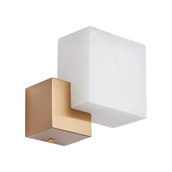 Lampa ścienna CUBO LED złota 18 cm Step Into Design