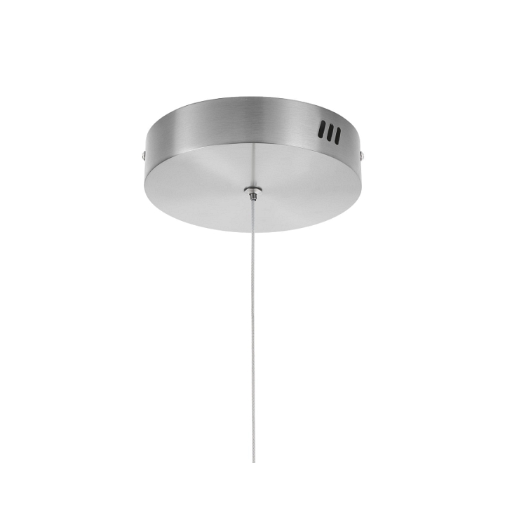 Lampa wisząca CIRCLE 40 cm LED, ring nikiel szczotkowany - Step Into Design