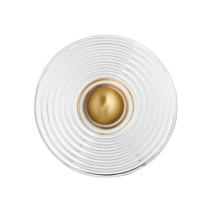 Lampa ścienna HELIOS 30 cm transparentno złota - Step Into Design