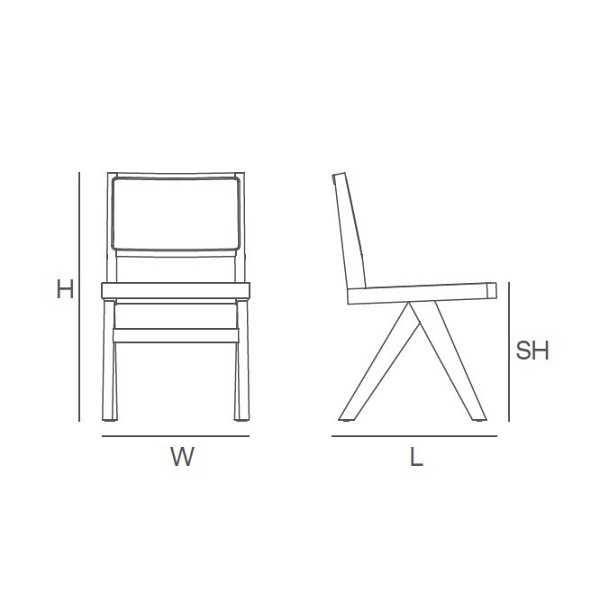 Krzesło BOHO bukowe w kolorze czarnym Step Into Design