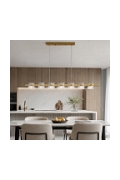 Lampa wisząca LED BACCIO złota 120 cm, złota - Step Into Design