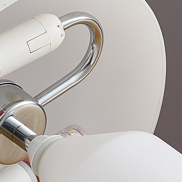 Lampa stołowa BELFUGO biała 35 cm Step Into Design