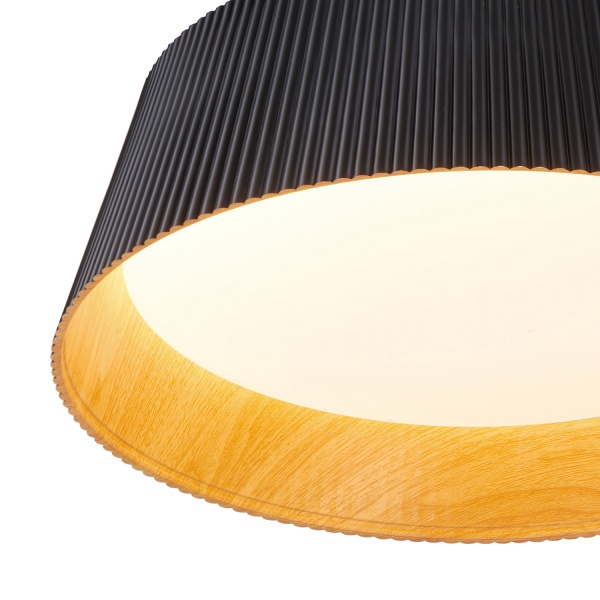 Lampa wisząca FRILL LED czarna 45 cm Step Into Design
