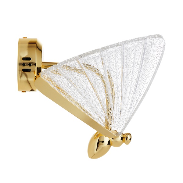 Lampa ścienna BEE LED złota 18 cm Step Into Design