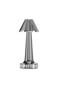 Lampa stołowa TAVOLO B LED dotykowa srebrna 22 cm Step Into Design