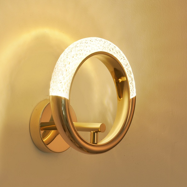 Lampa ścienna JEWEL LED złota 21 cm Step Into Design