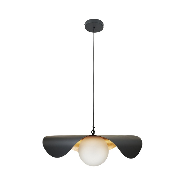 Lampa wisząca ENZO 80 cm - czarno złota Step Into Design