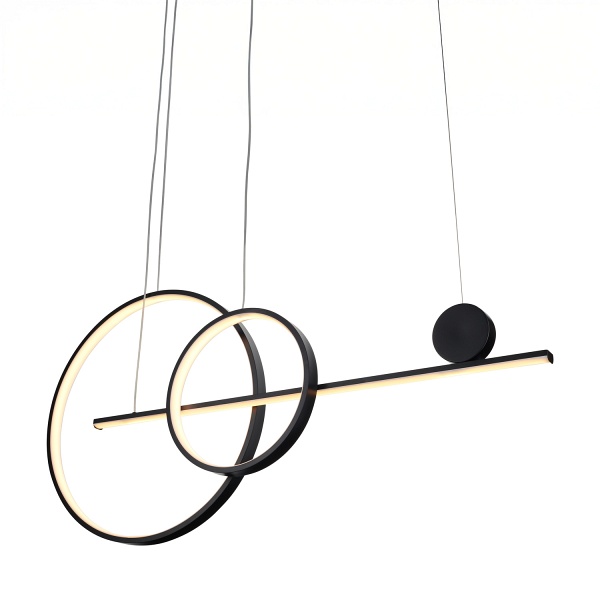 Lampa wisząca NEW AGE LED 120 cm - oprawa sufitowa czarna Step Into Design