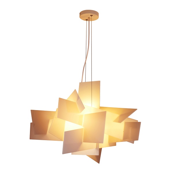 Lampa wisząca FAME biała 65 cm Step Into Design