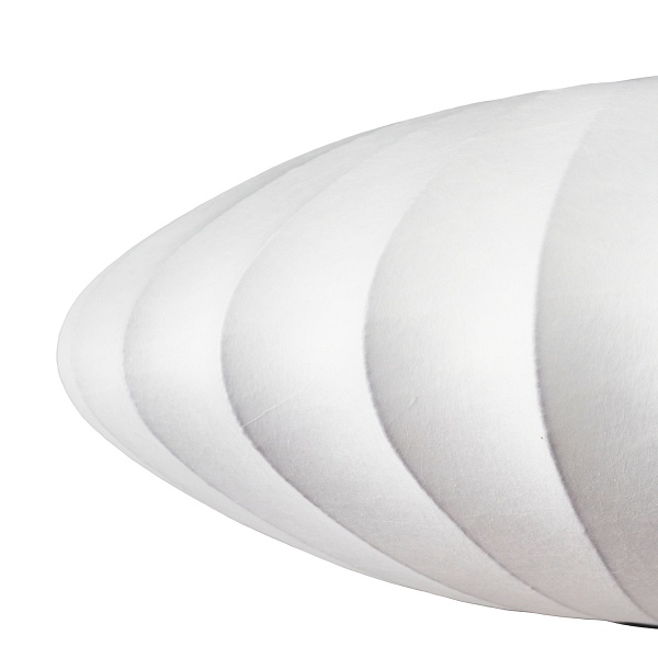 Lampa wisząca SILK FLAT biała 50 cm - nowoczesna i minimalistyczna Step Into Design