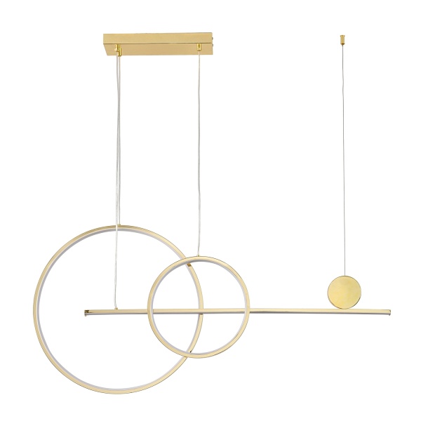 Lampa wisząca NEW AGE LED 120 cm - oprawa sufitowa złota Step Into Design