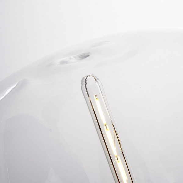 Lampa stołowa FATA transparentno złota 35 *46 cm Step Into Design