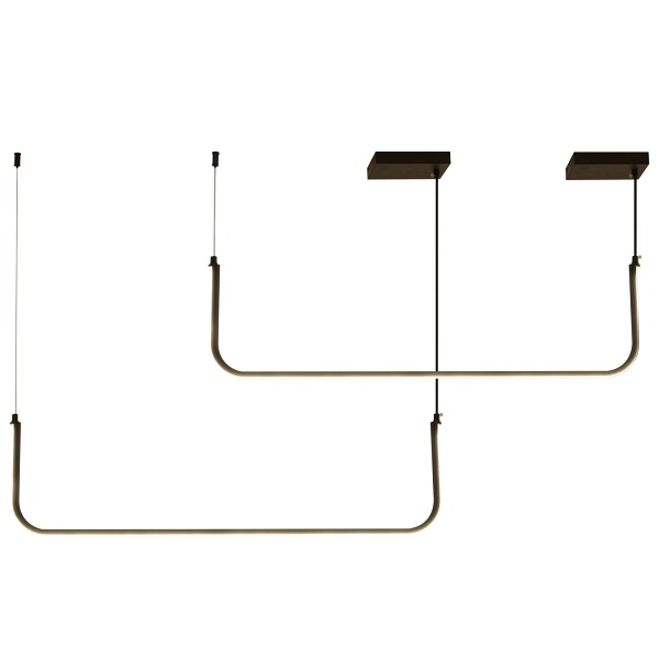 Lampa wisząca MINIMA-2 led czarna 120 cm Step Into Design