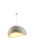 Lampa wisząca STONE 80 cm - biała - Step Into Design
