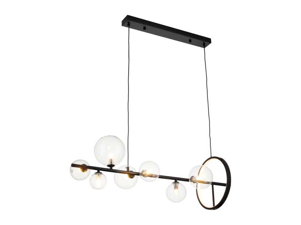 Lampa wisząca ORION LONG-90 czarna 90 cm Step Into Design