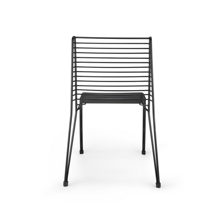 Krzesło IRON metalowe czarne loftowe - Step Into Design