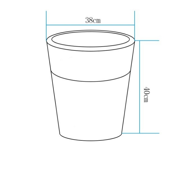 Lampa ogrodowa donica FLOWER POT M LED RGBW 16 kolorów 40 cm Step Into Design