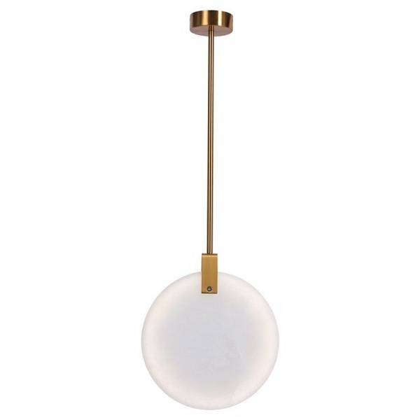 Lampa wisząca MARBLE LED marmurowo złota 24 cm Step Into Design