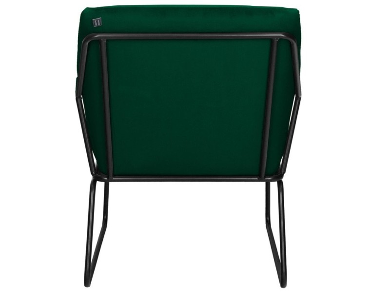 Fotel welurowy FLUENCE ciemna zieleń Step Into Design