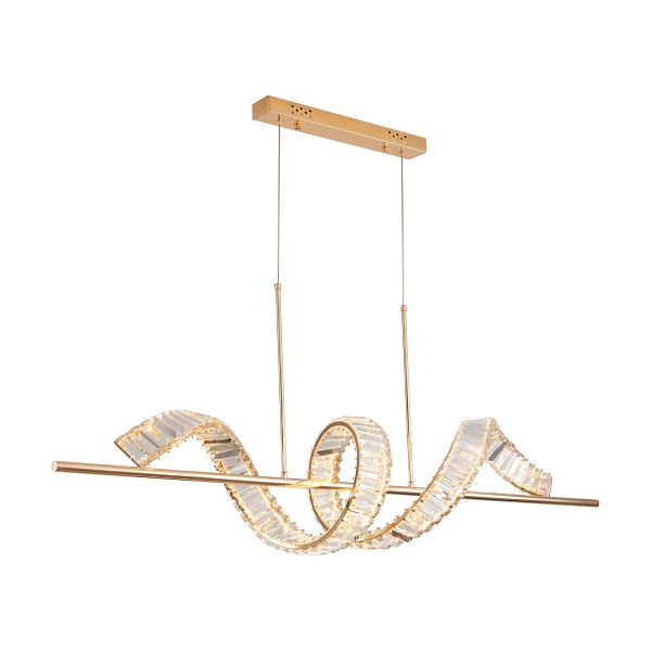 Lampa wisząca RITZ LED złota 150 cm Step Into Design