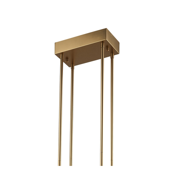 Lampa wisząca ARCHITETTO 130 cm - LED, złota dekoracyjna listwa - Step Into Design