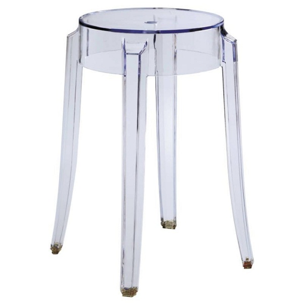 Stołek SPIRIT STOOL transparentny Step Into Design