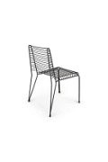 Krzesło IRON metalowe czarne loftowe - Step Into Design