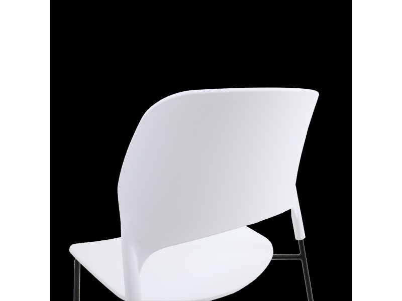 Krzesło TIPICO biało czarne Step Into Design