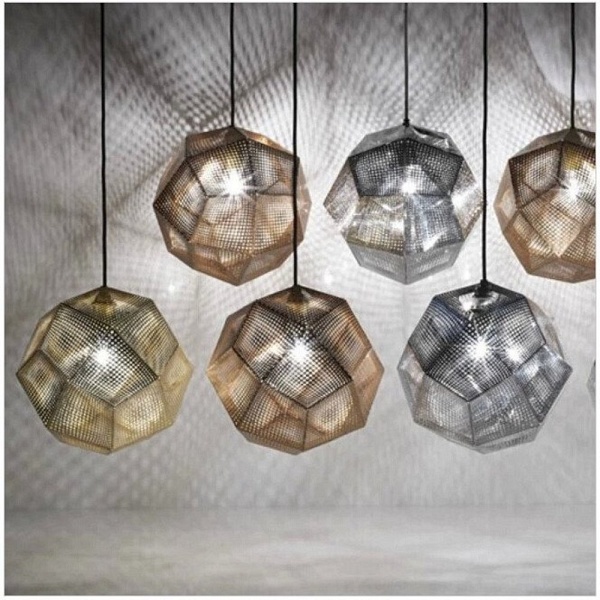 Lampa wisząca FUTURI STAR złota 48 cm Step Into Design