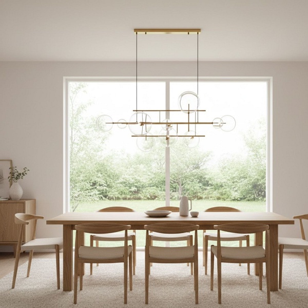 Lampa wisząca CHARM 200 - mosiądz, 200 cm Step Into Design