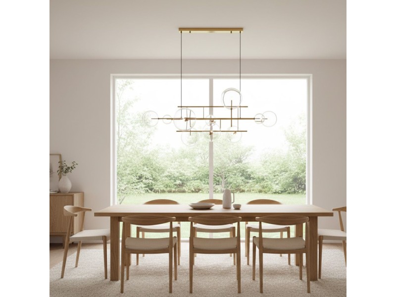 Lampa wisząca CHARM 200 - mosiądz, 200 cm Step Into Design