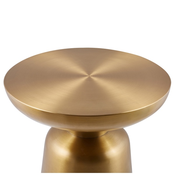 Stolik kawowy TOTEM złoty mosiądz 60 cm Step Into Design