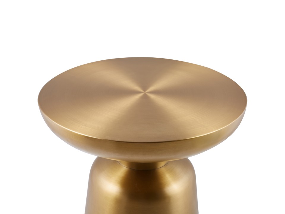 Stolik kawowy TOTEM złoty mosiądz 60 cm Step Into Design