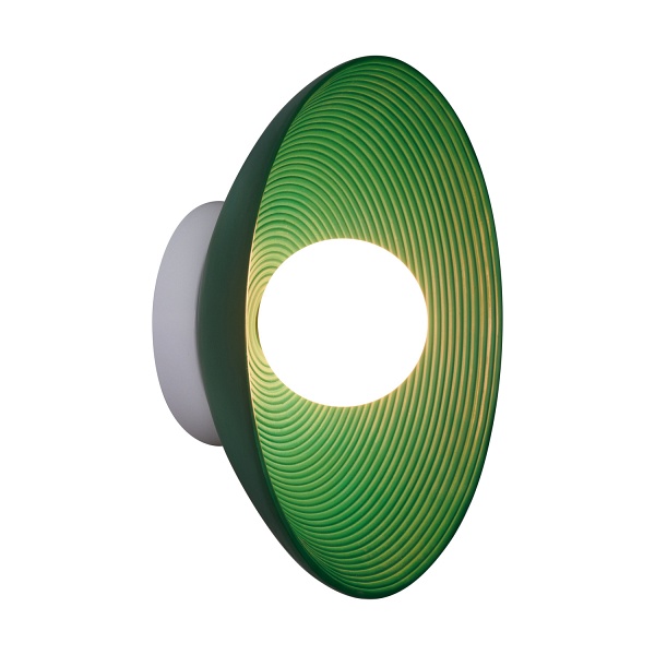 Lampa ścienna ILUSIONI zielona 26 cm Step Into Design