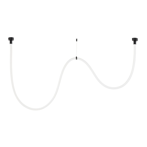 Lampa wisząca SNAKE LED wąż ledowy czarna 300 cm Step Into Design