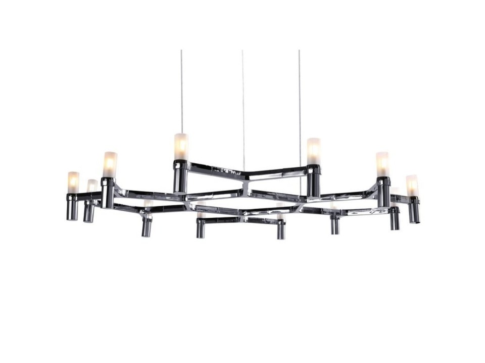 Lampa wisząca CANDLES-12B chrom 106 cm Step Into Design