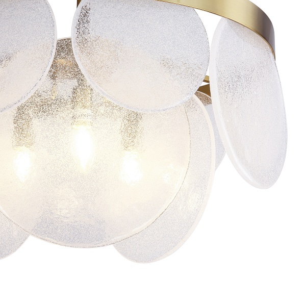 Lampa wisząca AURORA 60 cm mosiądz Step Into Design