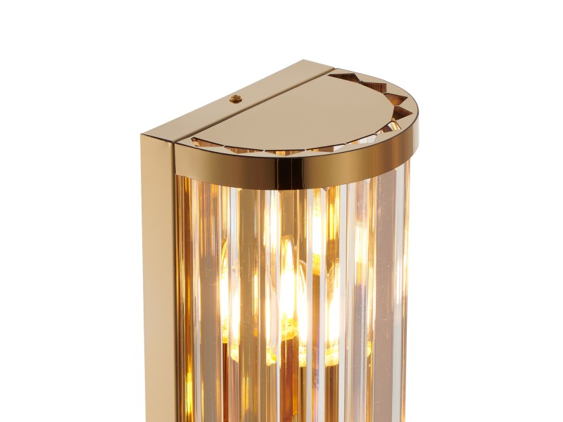 Lampa ścienna EXELLENT kryształowa złota 45 cm Step Into Design