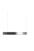 Lampa wisząca CIRCLE 80 cm - LED, ring nikiel szczotkowany - Step Into Design