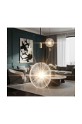 Lampa wisząca SUNBLAST - LED 20 cm, złota - Step Into Design