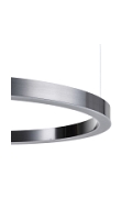 Lampa wisząca CIRCLE 100 - LED, ring tytanowy - Step Into Design