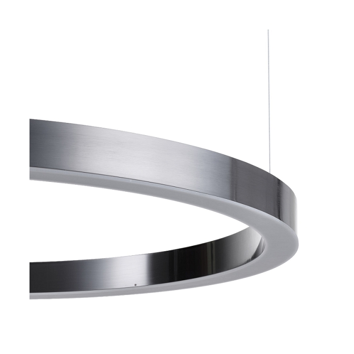Lampa wisząca CIRCLE 100 - LED, ring tytanowy - Step Into Design