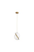 Lampa wisząca ORBITA biało złota 20 cm Step Into Design