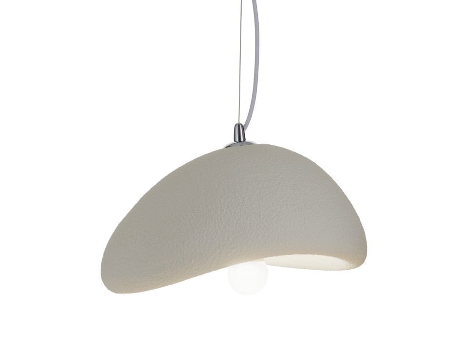 Lampa wisząca STONE biała 30 cm Step Into Design